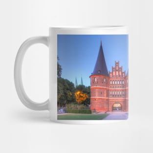 Holsten Gate, Luebeck, Schleswig-Holstein, Germany, Europe Mug